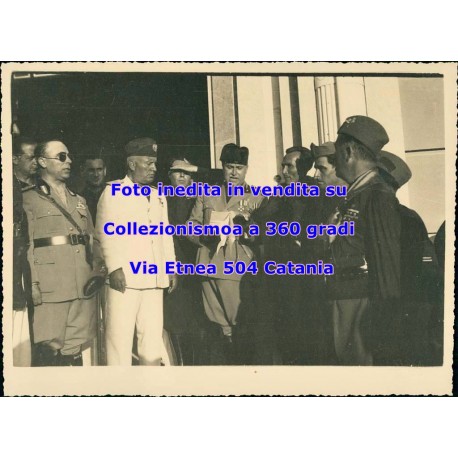 Foto visita di Mussolini in Sicilia