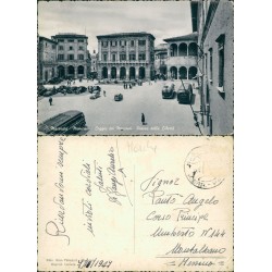 Cartolina di Macerata Loggia dei mercanti