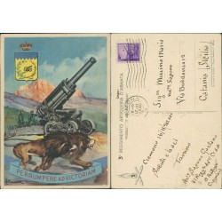 Cartolina Alvaro Mairani3 reggimento artiglieria d'armata