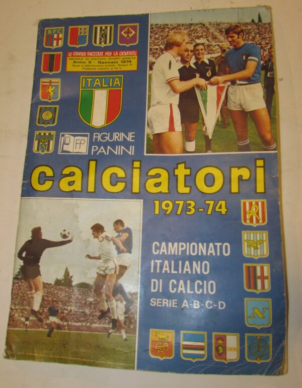 Album figurine Panini 73/74 calcio mancano 161 figurine