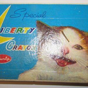 ONFEZIONE 16 MATITE COLORATE Liberty Crayon anni 50
