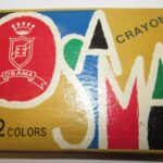 CONFEZIONE 16 MATITE COLORATE Crayon OSAMA