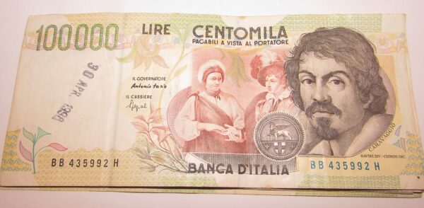 Caravaggio 2° tipo 100.000 lire